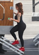 Amber Rose in black tights
