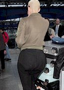 Amber Rose ass in black pants