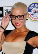 Amber Rose in a tight dress