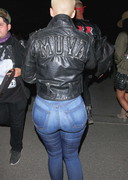 Amber Rose in tight jeans