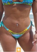 Andressa Soares in a bikini at the beach