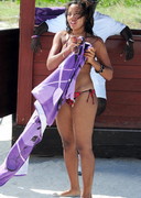 Angela Simmons in a bikini