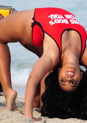 Angela Simmons in a swimsuit