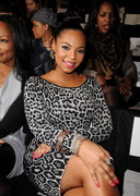 Ashanti in a sexy dress