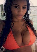 Beautiful April in a bikini