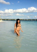 Beautiful April in a bikini