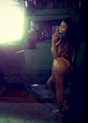 Beautiful April in a bikini