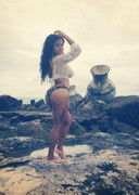 Beautiful April in a bikini