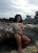 Beautiful April in a bikini