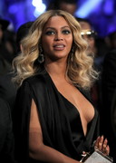 Beyonce braless cleavage