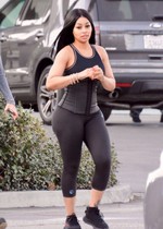 Black Chyna working out
