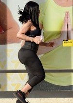 Black Chyna working out