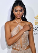 Chanel Iman in a sexy dress