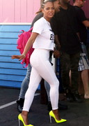 Christina Milian in white