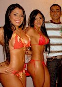 Sexy Colombian bikini babes