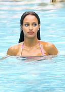Fanny Neguesha in a bikini