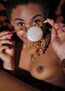 Naked African babe