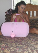 Amateur teen ride a dildo