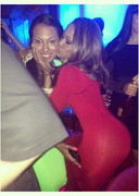 Jazzie Belle in a catsuit