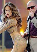 Jennifer Lopez sexy on stage