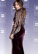 Jennifer Lopez in a dress