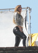 Jennifer Lopez in leather pants