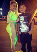 Jessica Kylie in a catsuit