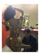 Jessica Marie nude in gold