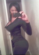 Thick candids of an ebony babe