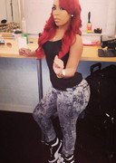 K Michelle is curvy