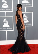 Kelly Rowland in a sheer dress