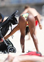 Kelly Rowland in a swimsuit