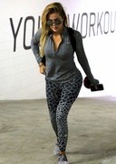 Khloe Kardashian in tights