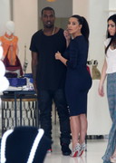 Kim Kardashian in a dress