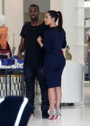 Kim Kardashian in a dress