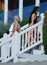 Kim Kardashian in a bikini