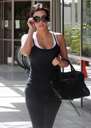Kim Kardashian in tights