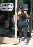 Kim Kardashian in tights