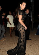 Kim Kardashian in a sexy dress