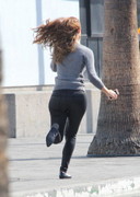 Maria Menounos in leather