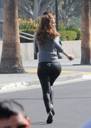 Maria Menounos in leather