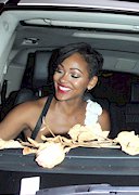 Meagan Good pulled over