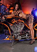 Sexy action girl Monica