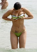 Brazilian model at the beach