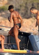 Naomi Campbell bikini candids