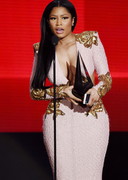 Nicki Minaj in a tight dress