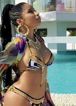 Nicki Minaj in a bikini