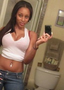 Black babe with big tits