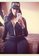 Black babe with big tits