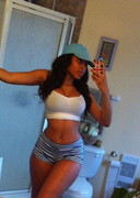 Black babe with big tits